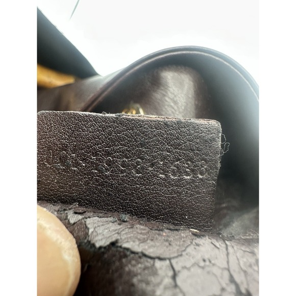 Gucci Vintage Bamboo Shoulder Bag Leather Brown Leather Shoulder Bag Bag - Picture 14 of 16